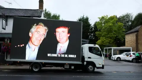 Several Arrests Made After Donald Trump and Jeffrey Epstein Pictures Displayed on Windsor Castle